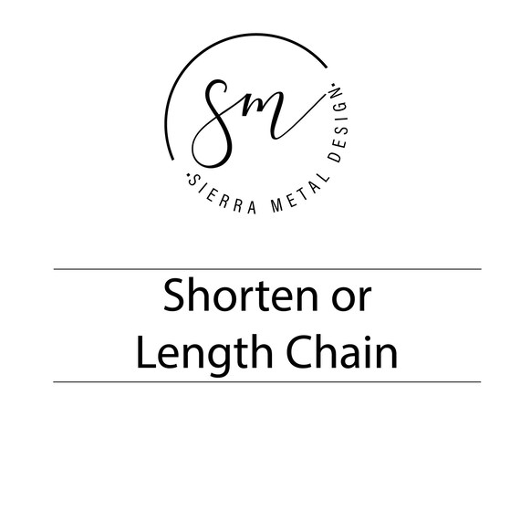 Shorten or Lengthen Chain Etsy