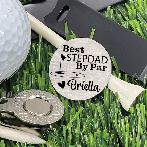Bonus Dad Gift For Stepdad Bonus Dad Golf Ball Marker Stepdad Gift Father's Day Gift Bonus Dad Gift For Stepfather Gift For Personalized