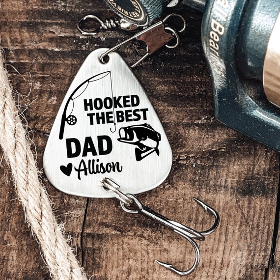 Lure for Dad Fathers Day Gift We Hooked the Best Dad Lure Gift for Dad  Personalized Names 2023 Gift for Dad From Kids Present for Dad 