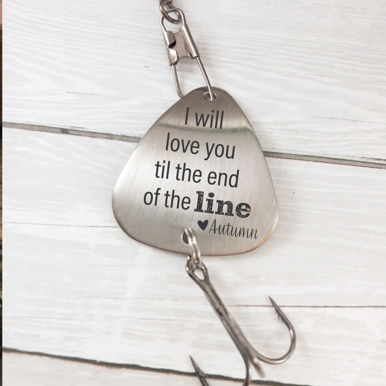 Fishing Gift For Him Men's Personalized Fishing Lure Etsy