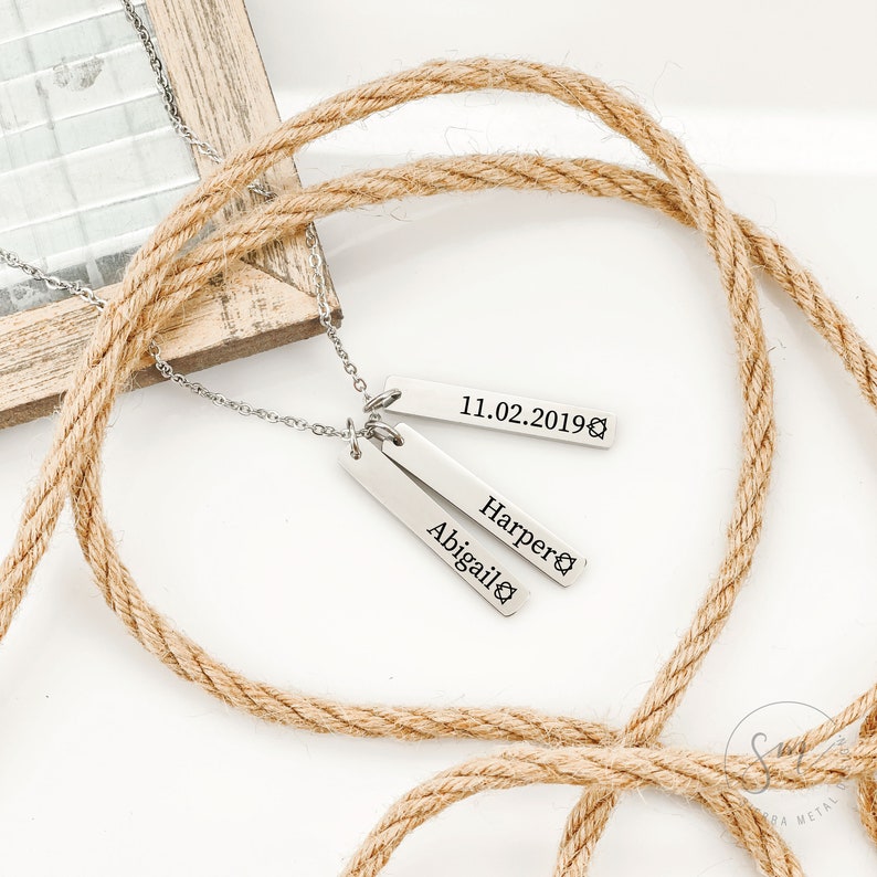 Adoption Necklace Pendant Adoption Gift for Her Personalized Adoption Heart Jewelry Personalized Name Date Necklace Adoption Date Adoption image 5