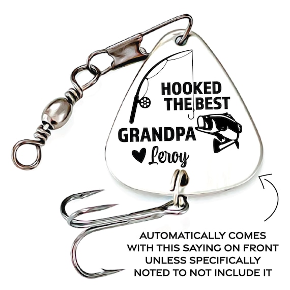 Grandpa Gift Grandpa Fishing Lure Fathers Day Gift for Grandpa
