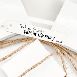 My Story Bookmark Thank You Being Part Love Gift Idea For Bookmark Personalized Bookmark Present Idea Teacher Gift Idea for Breakup Mentor image 8