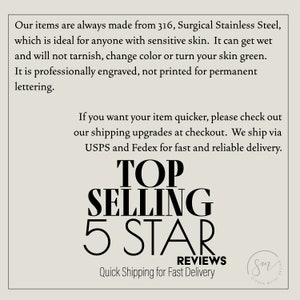 May include: A white background with black text that reads "Top Selling 5 Star Reviews" and "Quick Shipping for Fast Delivery". The text is in a bold, sans-serif font. There is a small logo in the bottom right corner that reads "Sierena Metal Design".