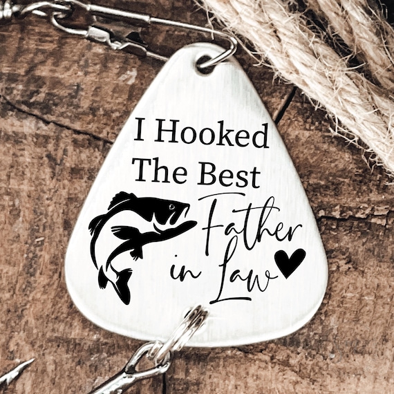 Father of the Groom Gift I Hooked the Best Father In-law Fishing