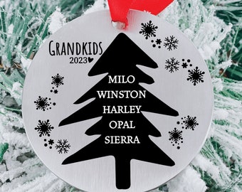 Grandparent Ornament | Personalized 2023 Grandparent Ornament | Christmas Ornament Grandparent 2023 | Personalized Grandparent Ornament