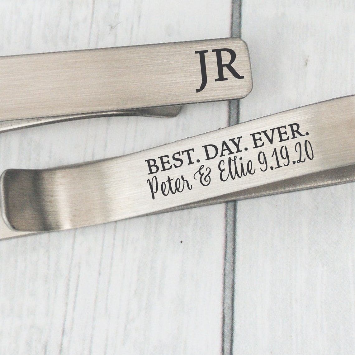 personalised tie with initials