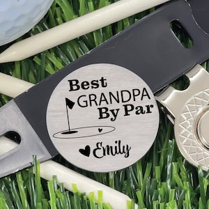 Personalized Grandpa Gift Papa Golfer Gift Golf Ball Marker Papa Gift For Pawpaw Gift For Golf Gift Golf Ball Marker Papa Gift Grandpa Gift