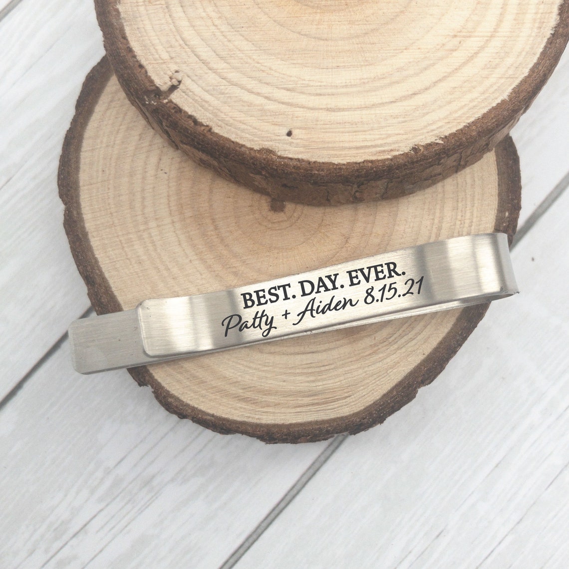 personalised tie with initials