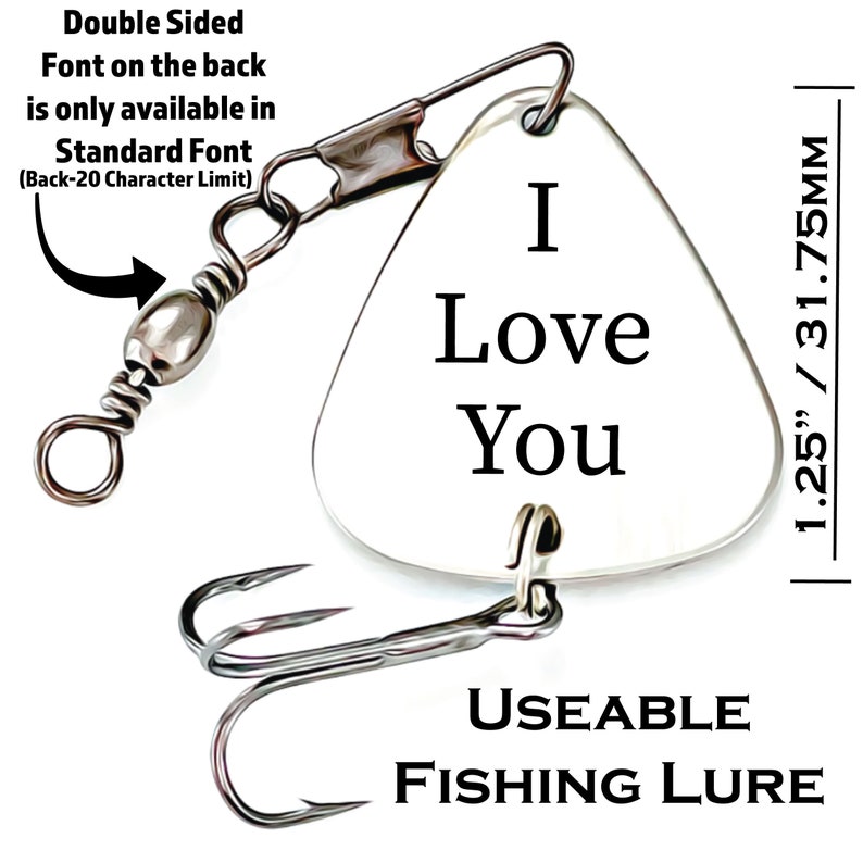 Remembrance Fishing Lure Grief Remembrance Gift They Fish Beside Us Fishing Lure Gift In Loving Memory Fishing Lure Gift For Your Loved Ones image 4