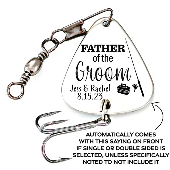 Father of the Groom Fishing Lure Father Gift Wedding Gift Personalized Dad  Gift Personalized Lure Parent Gift Outdoors Father in Law -  New Zealand
