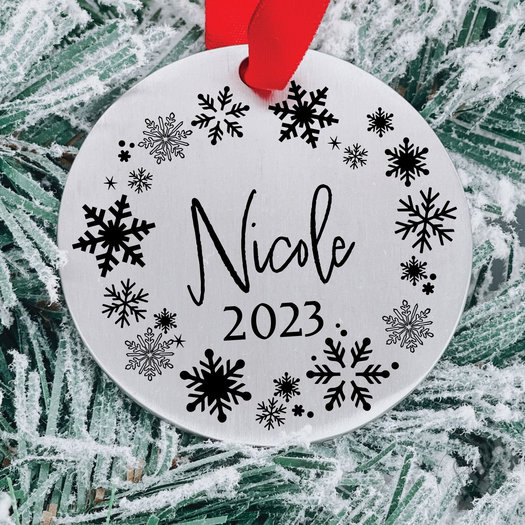 Personalized Kids Christmas Ornament Personalized 2023 Kids Ornament