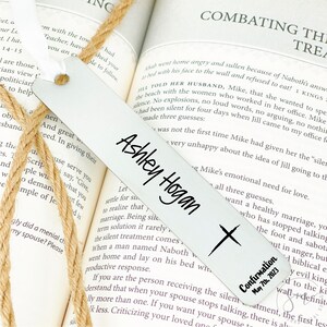 Confirmation Bookmark Gift Confirmation Gift Bookmark - Etsy