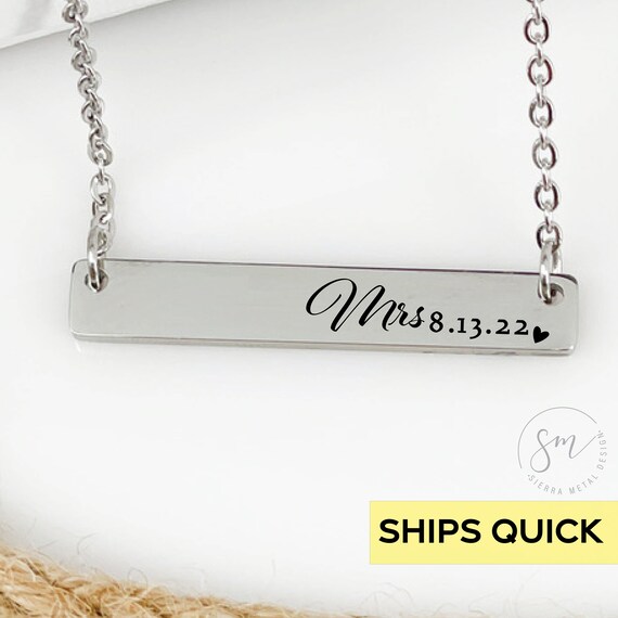Mrs Necklace Gold Future Mrs Necklace 