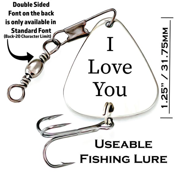 Valentine Day Gift for Him Personalized Valentines Day for Him Man  Valentine's Day Gift Personalized Fishing Lure Hook Line & Sinker Lure -   Norway