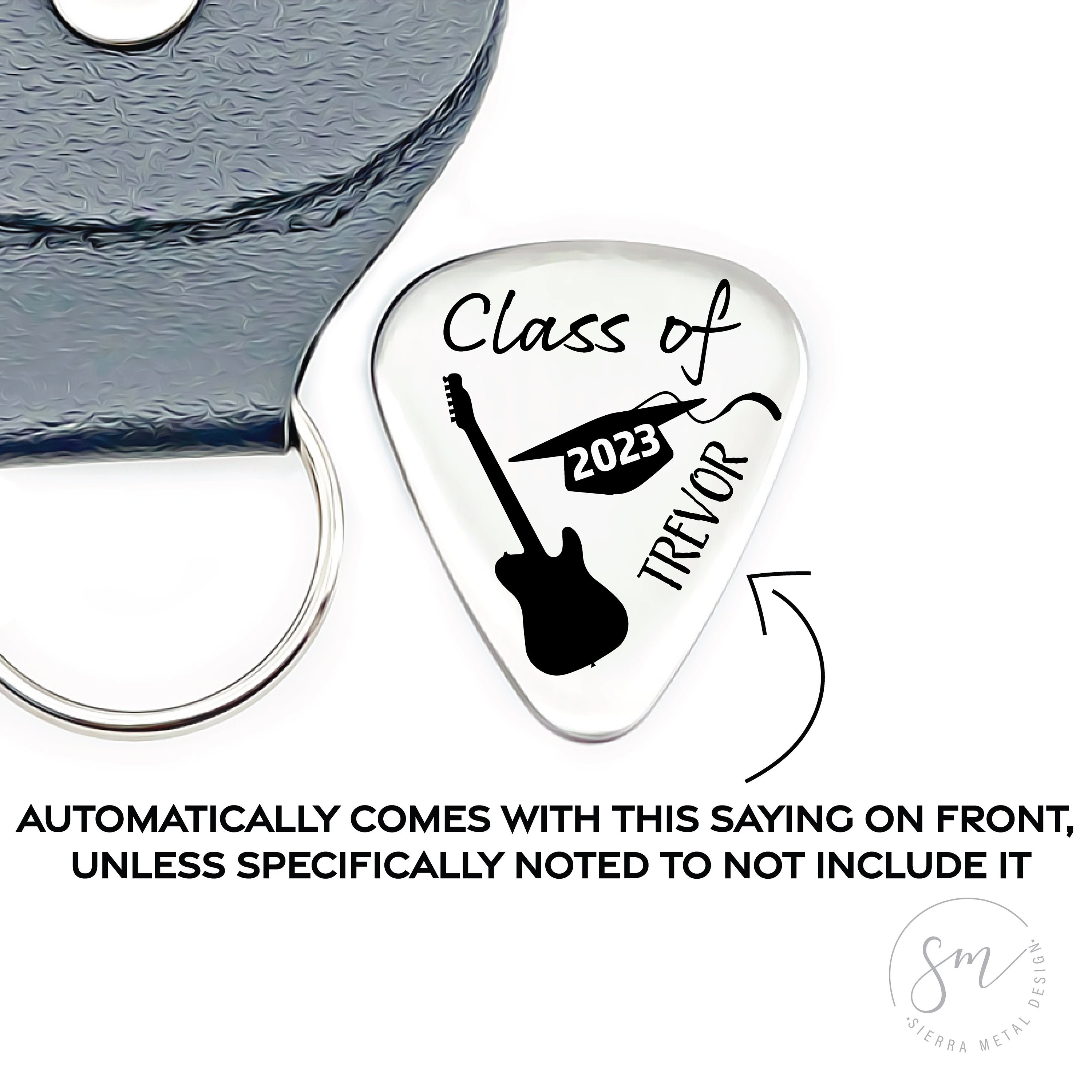 Class Of 2024 Guitar Pick High School Graduation Gift Boy Guitar Pick Graduation Gift Boy Graduation Guitar Pick 2024 Graduation Gift