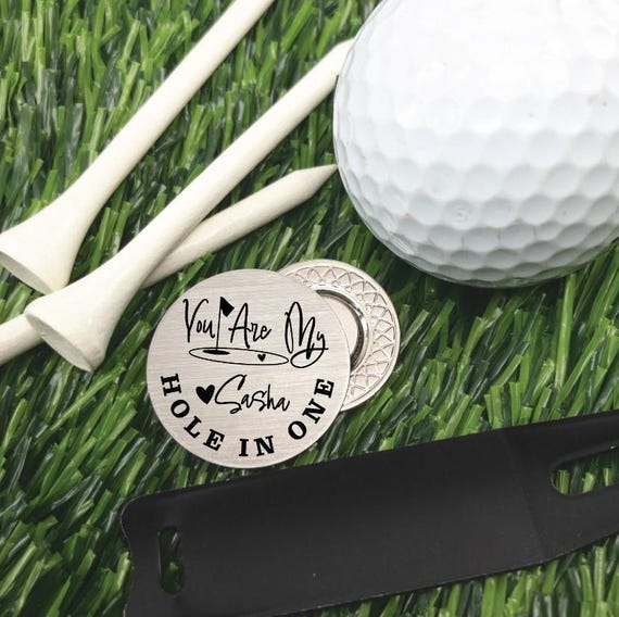 Golf Ball Marker With Magnetic Hat Clip Golf Gift For Husband Boyfriend