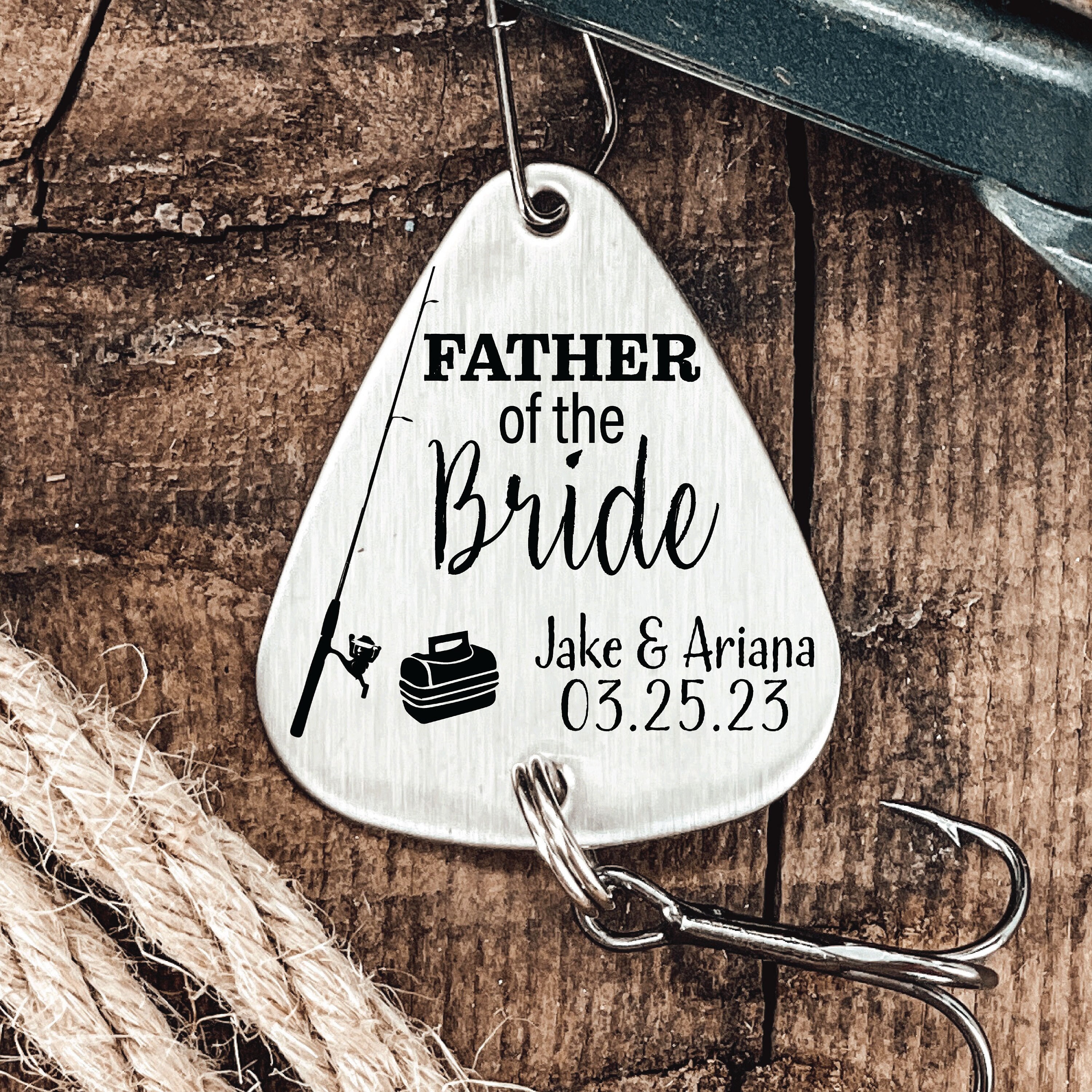 Father of the Bride Fishing Lure 