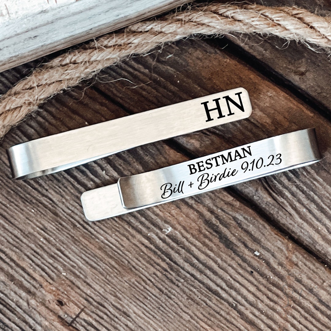 Best Man Tie Clip Best Man Tie Bar Best Man Gift for Best Man