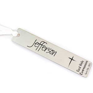 First Communion Bookmark Gift First Holy Communion Bookmark Personalized Bookmark Communion Present Communion Gift For Girl 1st Boy Gift image 6