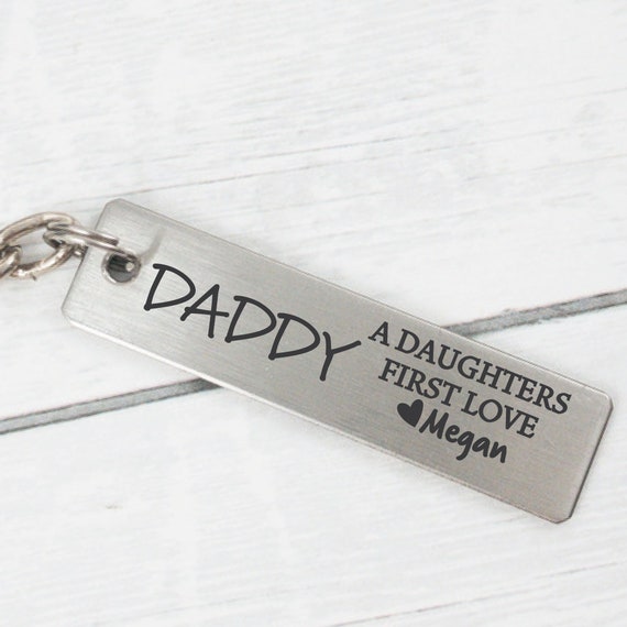 daddy a daughter's first love keyring