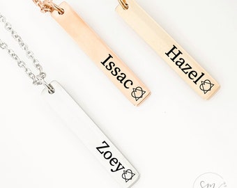 Adoption Necklace Pendant Adoption Gift for Her Personalized Adoption Heart Jewelry Personalized Name Date Necklace Adoption Date Adoption