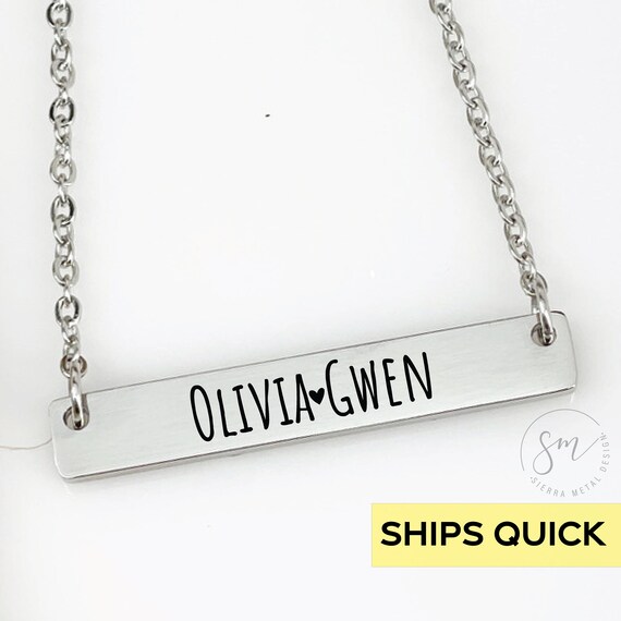 Olivia Jane Necklace Personalized Kids 