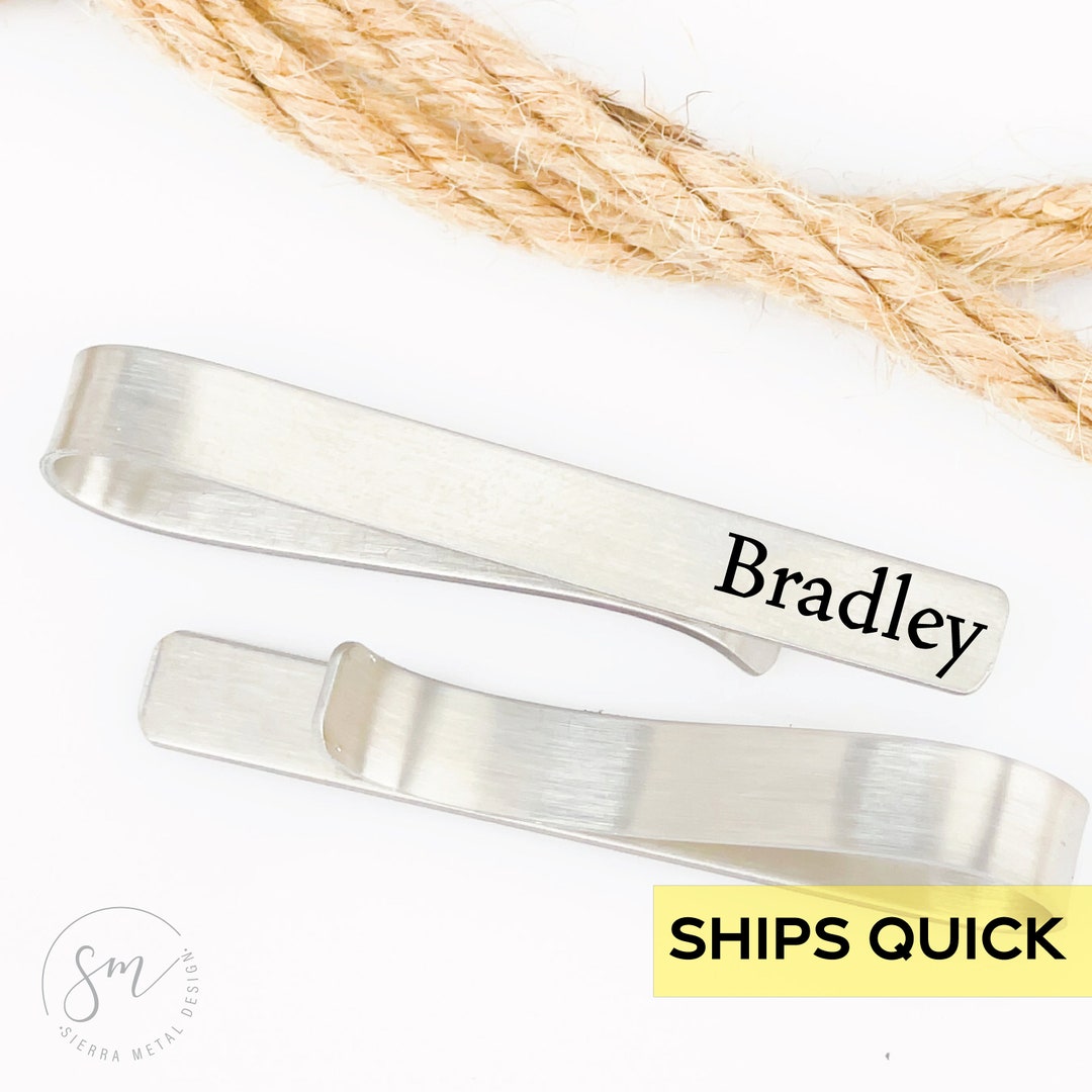 Boys Gift Little Boy Tie Clip Boy Tie Bar Personalized Tie Etsy