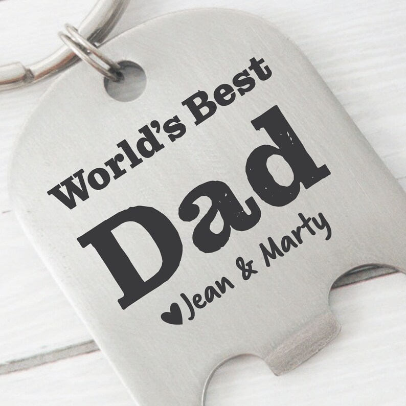 Personalized Dad Gift Bottle Opener Keychain Dad Gift Idea Dad Bottle Opener For dad Gift Idea Dad Christmas Gift Idea for Dad Birthday Gift
