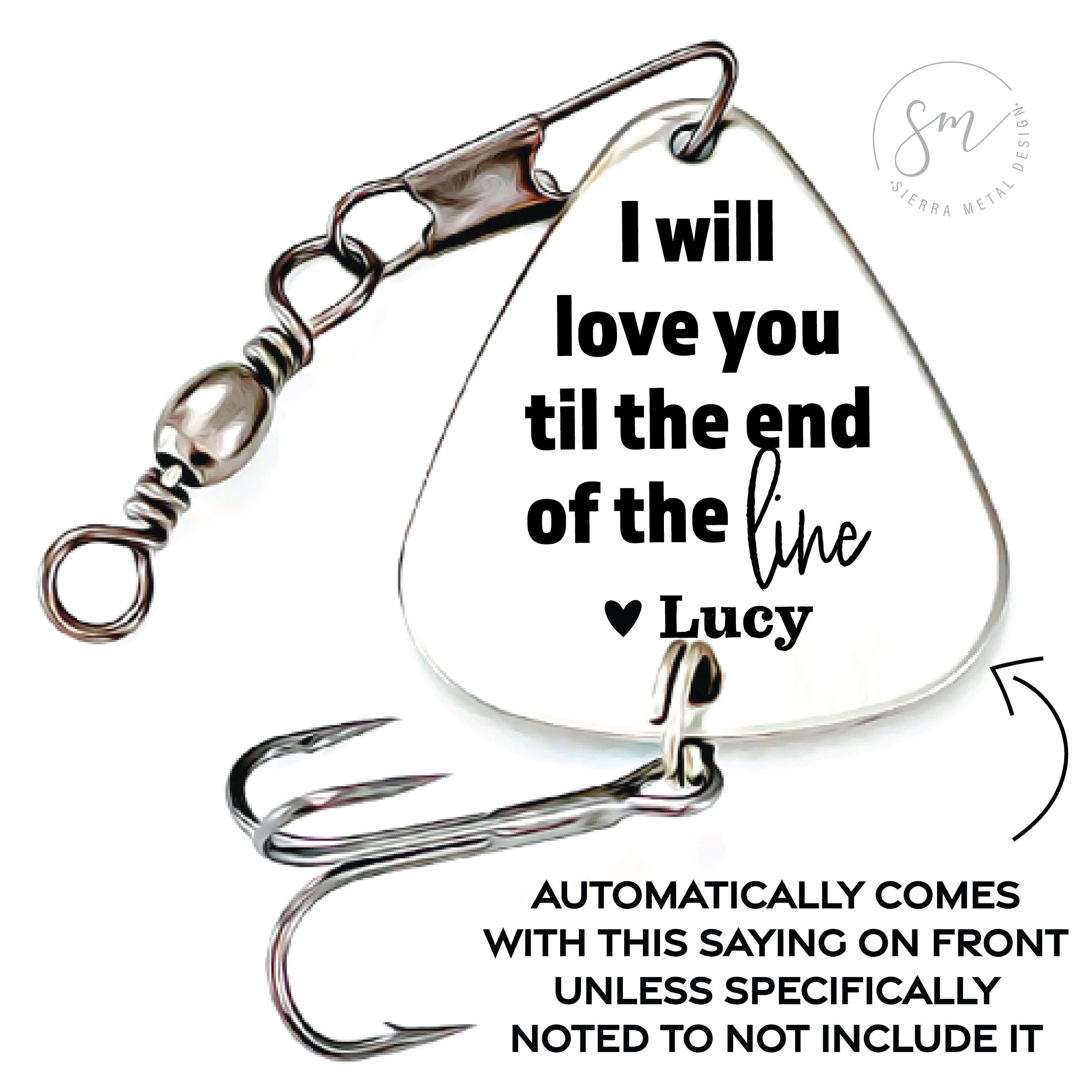 Personalized Fishing Lure Best Catch Ever Fishing Gift Birthday