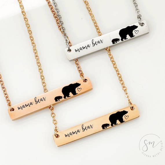 Etsy mama bear necklace discount
