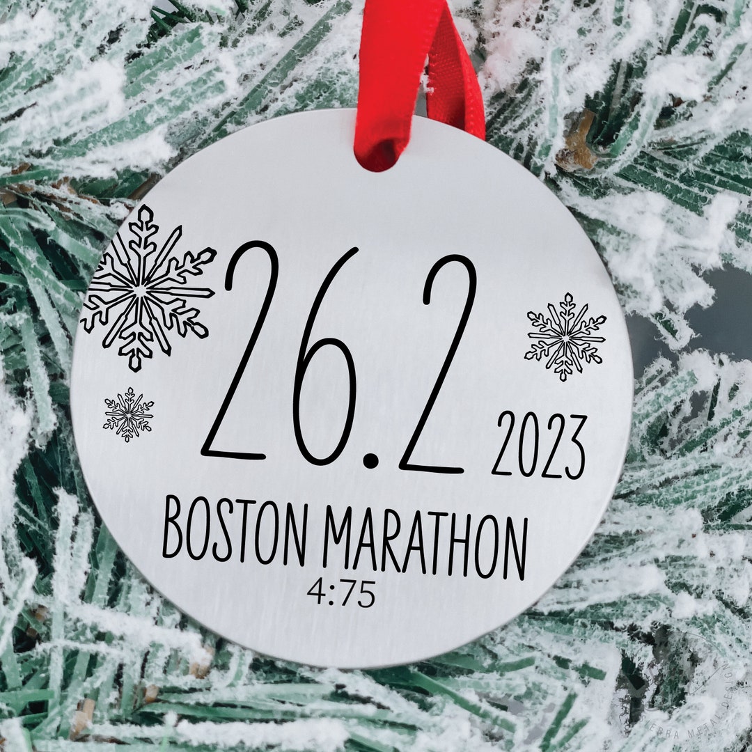 Marathon Ornament Personalized 26.2 Ornament Christmas 2023 Gift