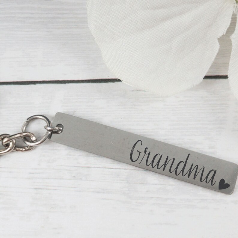 Grandma Gift for Grandma Grandma Name Grams Opa Yaya Nana Nanny Grandma Keychain Mothers Day Gift Grandma Birthday Gift Grandma Christmas