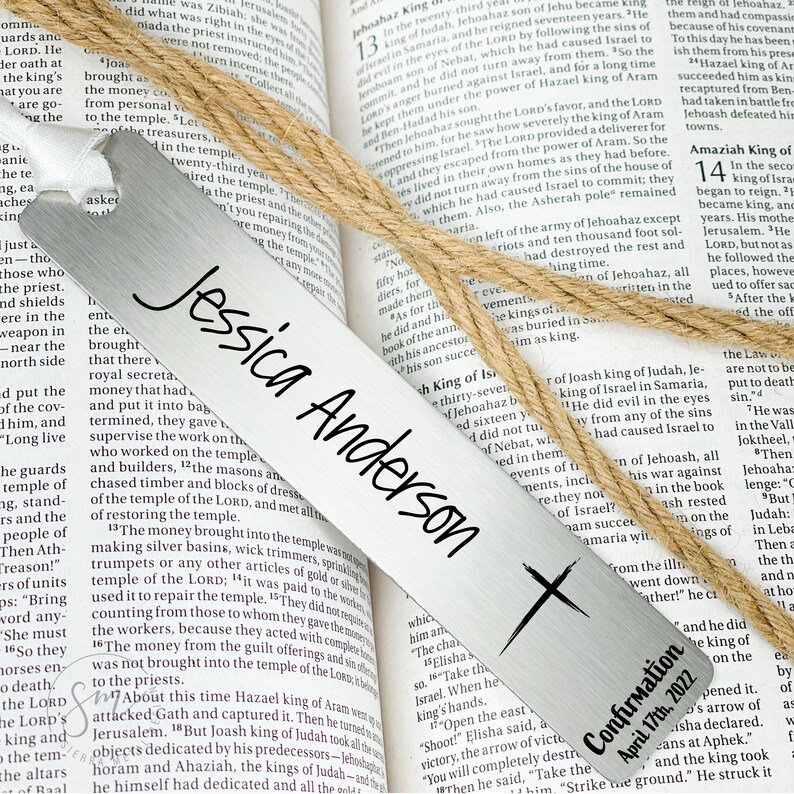 Confirmation Bookmark Gift Confirmation Gift Bookmark - Etsy