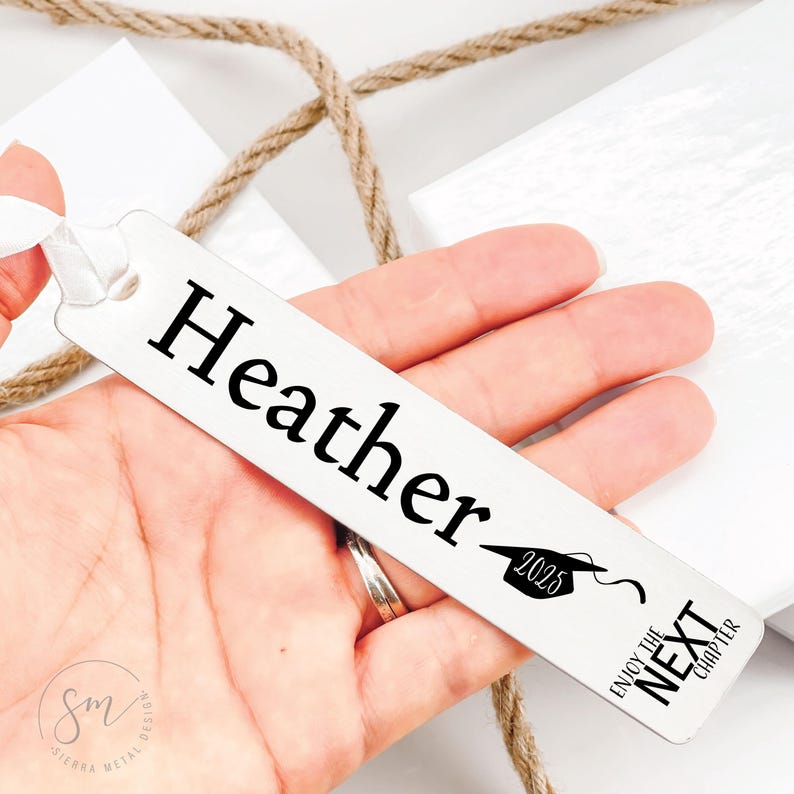 2025 Graduation Gift Graduation Bookmark Personalized Class Of 2025 Bookmark Gift Girl Graduation Gift Enjoy the Next Chapter Gift Idea image 7