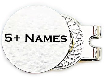 5+ Names Fathers day gift Personalized Best Daddy By Par Golf Ball Marker Dad Gift Idea For Father's Day Gift Idea For Father's Day Dad Gift