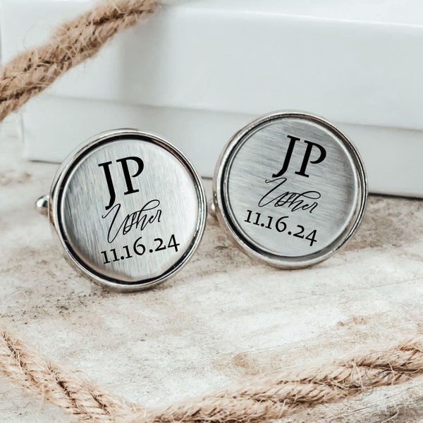 Personalized Usher Cufflinks Gift Wedding Gift For The Best Usher Ever Wedding Party Cufflinks Gift Idea Personalized Usher Gift