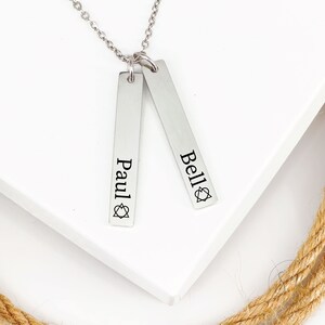 Adoption Necklace Pendant Adoption Gift for Her Personalized Adoption Heart Jewelry Personalized Name Date Necklace Adoption Date Adoption image 3