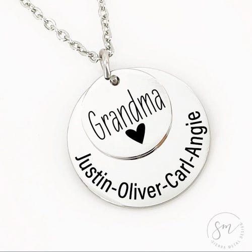 Best Grandma Ever Necklace - Lywjyb Birdgot Heart & Crown Jewelry Gift For Grandma | Hypoallergenic Copper