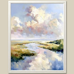 Salt Marsh Art Print: Charleston Lowcountry Coastal Landscape
