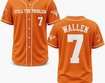 Morgan Wallen Baseball Jersey, Wallen Still The Problem Tour 2026 Baseball Jersey, Country Music Fan Merch Shirt