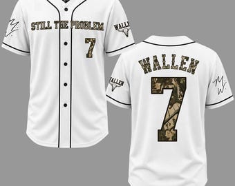 Morgan Wallen Baseball Jersey, Wallen Still The Problem Tour 2026 Baseball Jersey, Country Music Fan Merch Shirt
