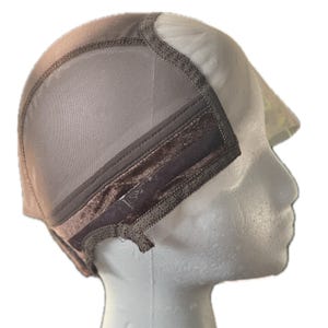 Non-Slip Wig Grip Cap with Silicone and Lace Frontal for Wigs, Velcro Strap