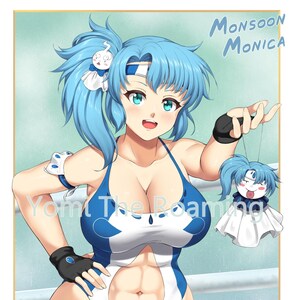 Set di stampe di debutto di Star Wrestler - Monsoon Monica 11 x 17