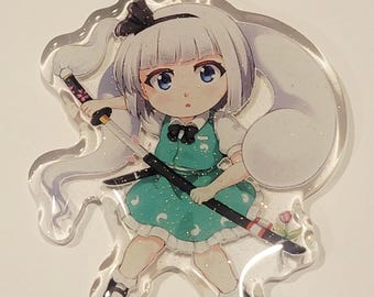 Touhou Acrylic Keychain: Youmu Konpaku