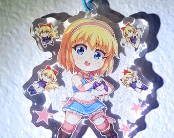 Touhou Gensokyo Pro-Wres Edition Acrylic Keychain: Alice Margatroid