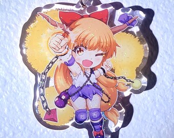 Touhou Gensokyo Pro-Wres Edition Acrylic Keychain: Suika Ibuki