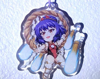 Touhou Gensokyo Pro-Wres Edition Acrylic Keychain: Kanako Yasaka