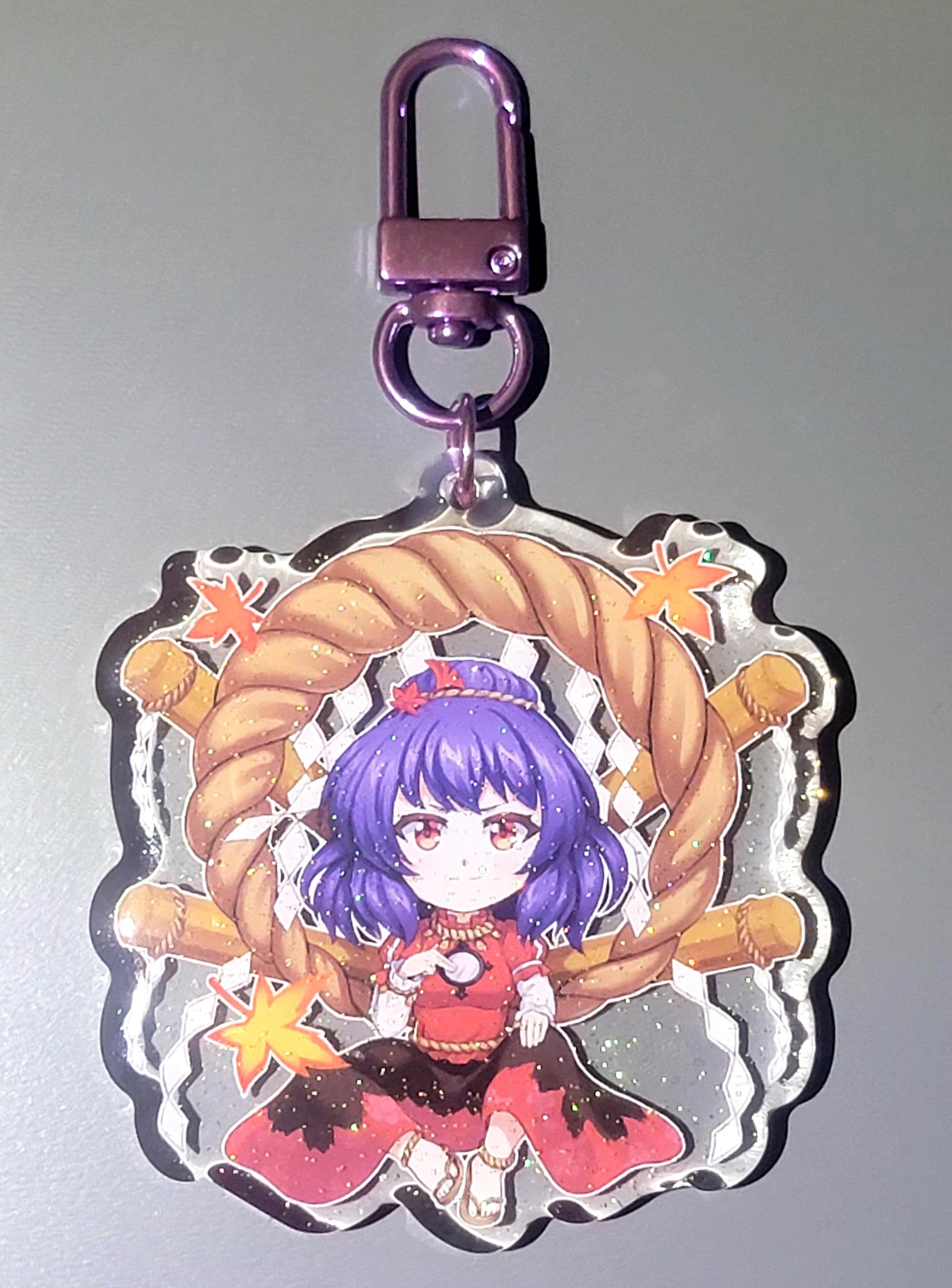 Touhou Acrylic Keychain: Kanako Yasaka - Etsy