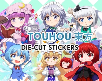 Touhou Chibis Volume 2, Large Die-cut Stickers 4"